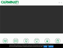 Tablet Screenshot of carminati.it